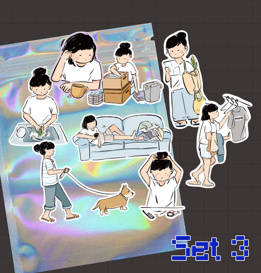 Miss Ng Yuk Removable Sticker Set 3