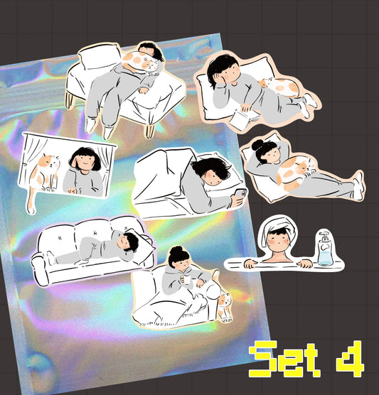 Miss Ng Yuk Removable Sticker Set 4
