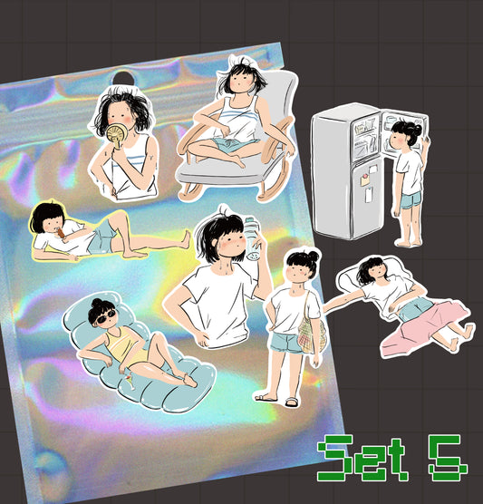 Miss Ng Yuk Removable Sticker Set 5