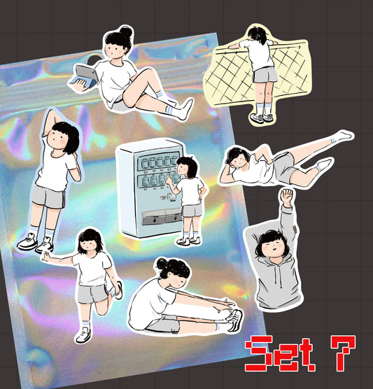 Miss Ng Yuk Removable Sticker Set 7