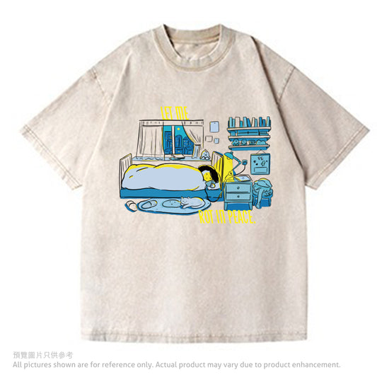 吳郁小姐與電話的糜爛生活 水洗T恤