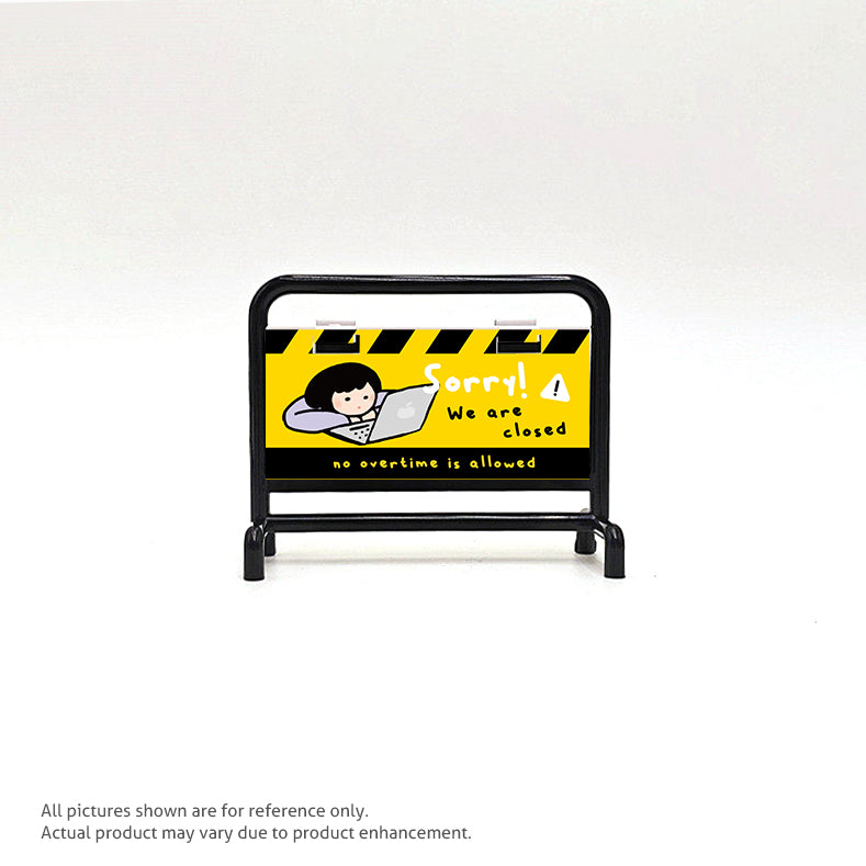 Warning Series Standee #5 No Overtime