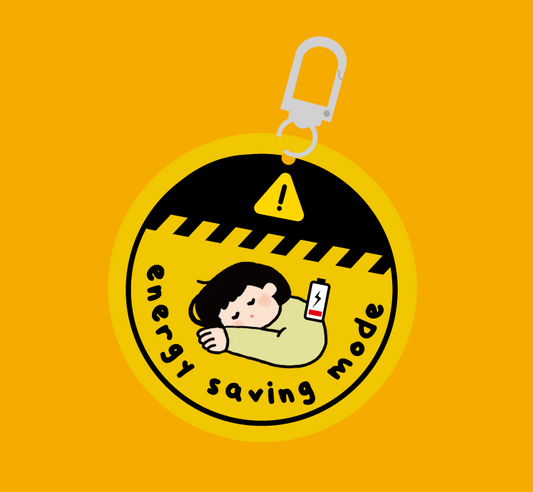 Warning Series Keychain #1 Energy Saving Mode