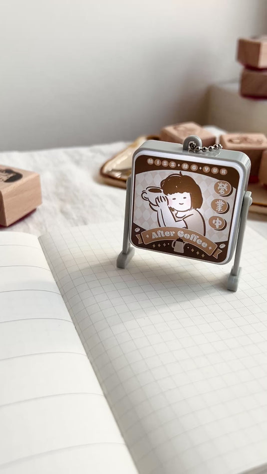 Miss Ng Yuk Double-sided Mini Light Box Keychain